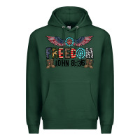 Sports Green freedom john Premium Hoodie - CowhideDigitalArt