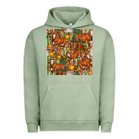 Christmas Leopard Cow With Gift Boxes Urban Hoodie | Teevron