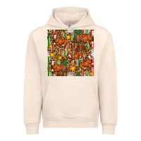 Sandshell christmas leopard cow with gift boxes Urban Hoodie - FaDigitalArtStudio