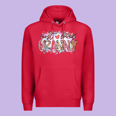 Most Loved Granny Premium Hoodie Designed By Racoondesign