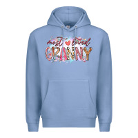 Colony Blue most loved granny Premium Hoodie - RacoonDesign