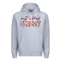 Heather Grey most loved granny Premium Hoodie - RacoonDesign