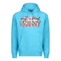 Ocean Blue most loved granny Premium Hoodie - RacoonDesign