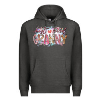 Charcoal Heather most loved granny Premium Hoodie - RacoonDesign