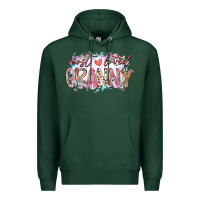 Sports Green most loved granny Premium Hoodie - RacoonDesign