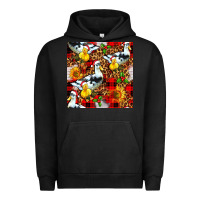 Pigment Black christmas leopard duck Urban Hoodie - FaDigitalArtStudio