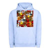 Pigment Grape Ice christmas leopard duck Urban Hoodie - FaDigitalArtStudio