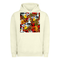 Pigment Pistachio christmas leopard duck Urban Hoodie - FaDigitalArtStudio