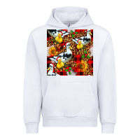 White christmas leopard duck Urban Hoodie - FaDigitalArtStudio