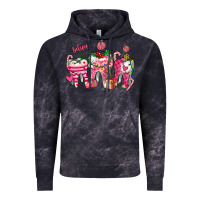 Cloud Black pink christmas teeth Vintage Hoodie - AdoDesignShop