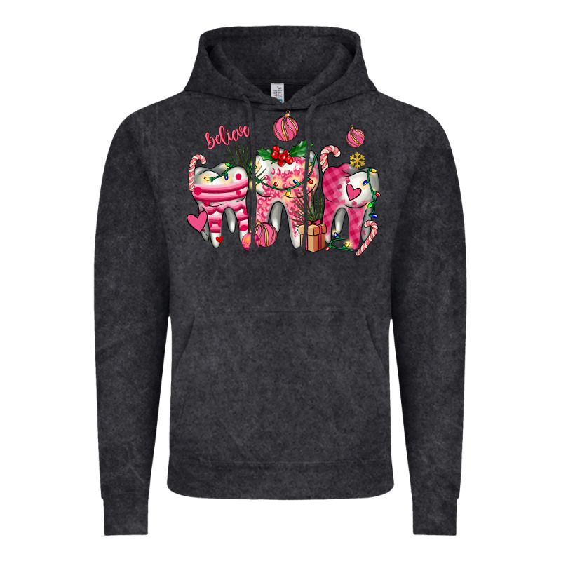 Pink Christmas Teeth Vintage Hoodie by AdoDesignShop | Teevron