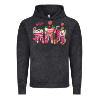 Vintage Black pink christmas teeth Vintage Hoodie - AdoDesignShop