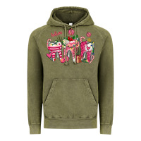 Vintage Olive pink christmas teeth Vintage Hoodie - AdoDesignShop