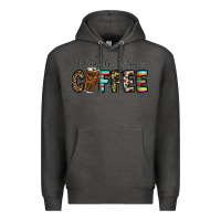 Charcoal Heather i could go for some coffee Premium Hoodie - CowhideDigitalArt