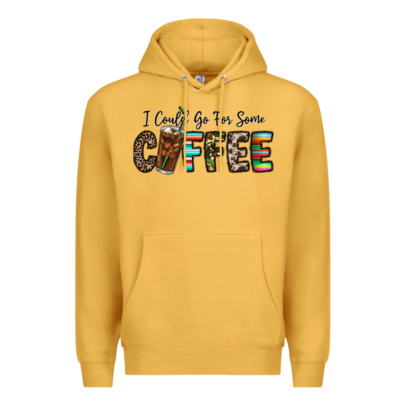 I Could Go For Some Coffee Premium Hoodie by CowhideDigitalArt | Teevron