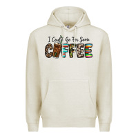 Oatmeal Heather i could go for some coffee Premium Hoodie - CowhideDigitalArt