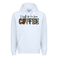 White i could go for some coffee Premium Hoodie - CowhideDigitalArt