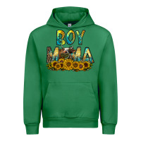 Emerald boy mama Urban Hoodie - CowhideDigitalArt