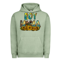 Pigment Oil Green boy mama Urban Hoodie - CowhideDigitalArt