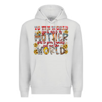 Dove Grey mother world Premium Hoodie - RacoonDesign