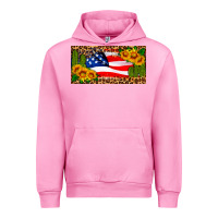 Fuchsia Pink usa flag and cactus license plate Urban Hoodie - HRA Design Shop