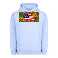 Pigment Grape Ice usa flag and cactus license plate Urban Hoodie - HRA Design Shop