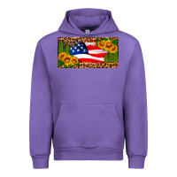 Tulip usa flag and cactus license plate Urban Hoodie - HRA Design Shop