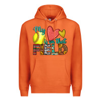 Carrot my heart is on that field softball Premium Hoodie - HRA Design Shop