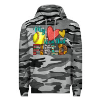 Slate Camo my heart is on that field softball Premium Hoodie - HRA Design Shop