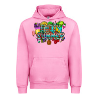 Fuchsia Pink enjoy summer Urban Hoodie - CowhideDigitalArt