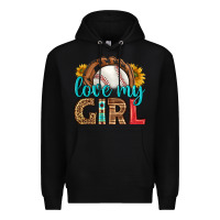Black love my girl baseball Premium Hoodie - HRA Design Shop