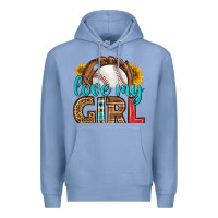 Colony Blue love my girl baseball Premium Hoodie - HRA Design Shop