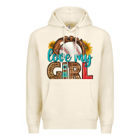 Tofu love my girl baseball Premium Hoodie - HRA Design Shop