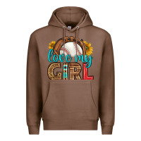 Chestnut love my girl baseball Premium Hoodie - HRA Design Shop