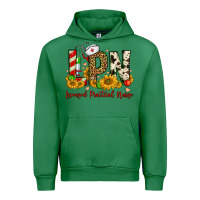 Emerald christmas lpn licensed practical nurse Urban Hoodie - FaDigitalArtStudio