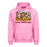 Fuchsia Pink christmas lpn licensed practical nurse Urban Hoodie - FaDigitalArtStudio
