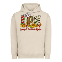 Pigment French Oak christmas lpn licensed practical nurse Urban Hoodie - FaDigitalArtStudio