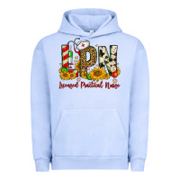 Pigment Grape Ice christmas lpn licensed practical nurse Urban Hoodie - FaDigitalArtStudio