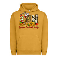 Pigment Peanut Butter christmas lpn licensed practical nurse Urban Hoodie - FaDigitalArtStudio