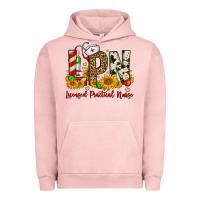 Pigment Salmon christmas lpn licensed practical nurse Urban Hoodie - FaDigitalArtStudio