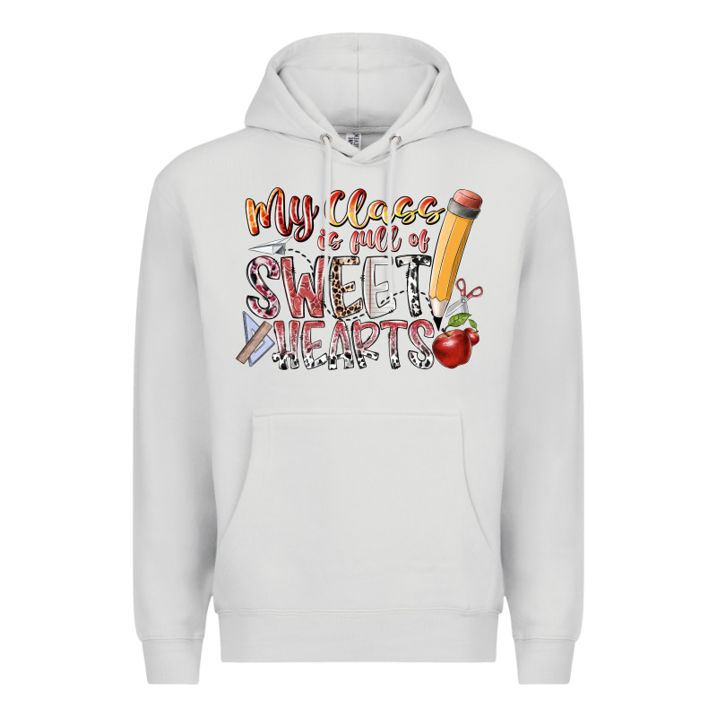 My Class Is Full Of Sweet Hearts Premium Hoodie by RacoonDesign | Teevron