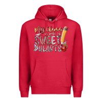 Cardinal my class is full of sweet hearts Premium Hoodie - RacoonDesign