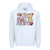 White my class is full of sweet hearts Premium Hoodie - RacoonDesign