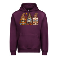 Mauve Wine coffee gnomes Urban Hoodie - RacoonDesign