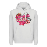 Dove Grey my residents are my valentine Premium Hoodie - RacoonDesign