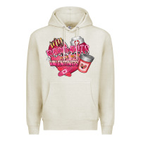 Oatmeal Heather my residents are my valentine Premium Hoodie - RacoonDesign