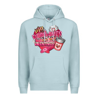 Blue Mist my residents are my valentine Premium Hoodie - RacoonDesign