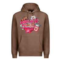 Chestnut my residents are my valentine Premium Hoodie - RacoonDesign