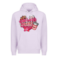 Lilac my residents are my valentine Premium Hoodie - RacoonDesign