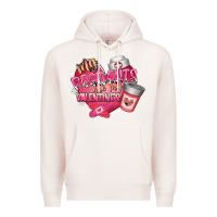 Pale Pink my residents are my valentine Premium Hoodie - RacoonDesign